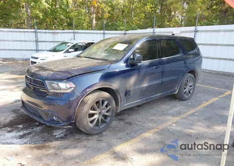 2018 Dodge Durango Gt из США, поврежденный, VIN 1C4RDJDG5JC276165